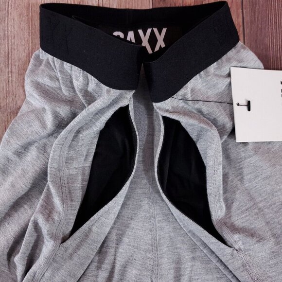 NWT Saxx Underwear Co Mens Size Medium Sleepwalker Pants Gray sweatpants SXLW30 - Picture 4 of 12